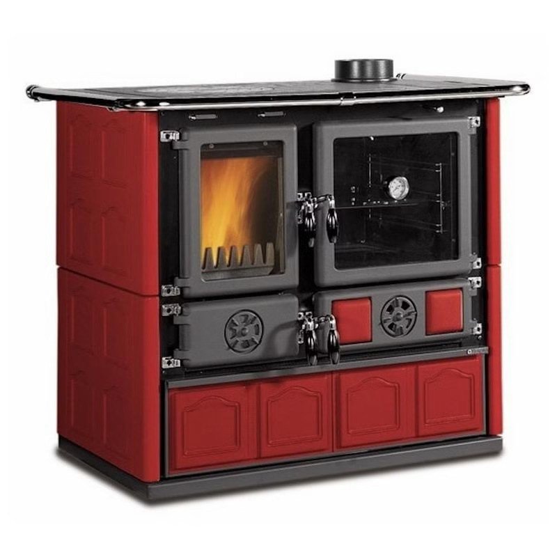 Fogão a lenha La Nordica Rosa 5.0 Majólica 8,8 kW