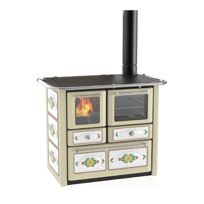Fogão a lenha Lincar Gaia 149 VL 6,3 kW com forno