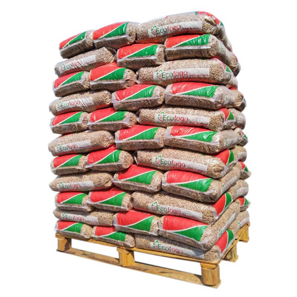 Pellets Ecofogo ENplus A1 – palete de 66 sacos de 15 kg