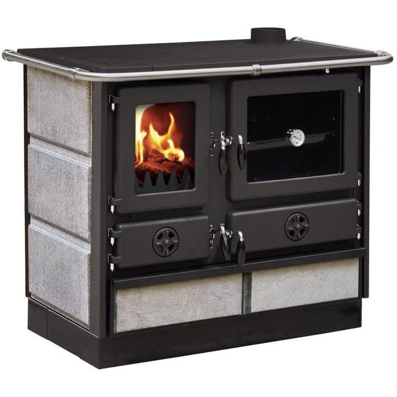 Fogão a lenha Interstoves Magnum SD Pedra 9,5 kW
