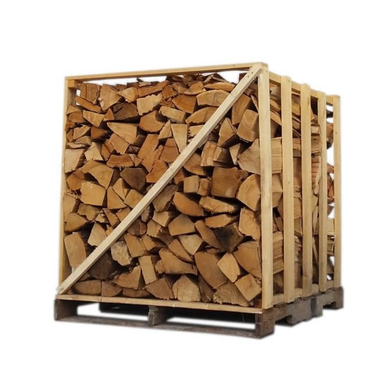 Lenha 80 % madeiras duras 50 cm – palete de 1,5 estéreos