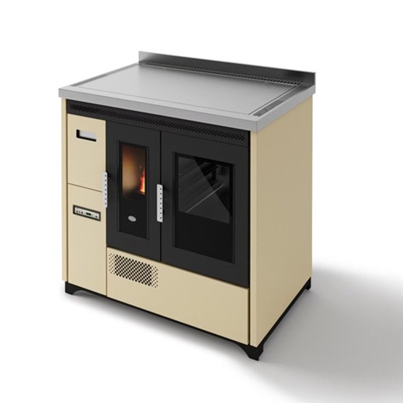 Fogão a pellets Eva Calor Enrica 9 kW com forno ventilado