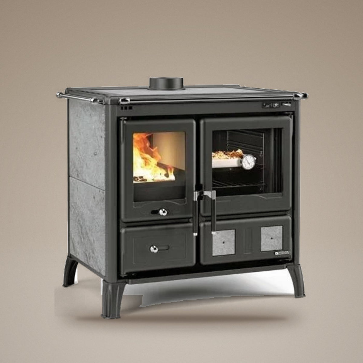 Fogão a lenha La Nordica Gardenia 5.0 Pedra 9,5 kW