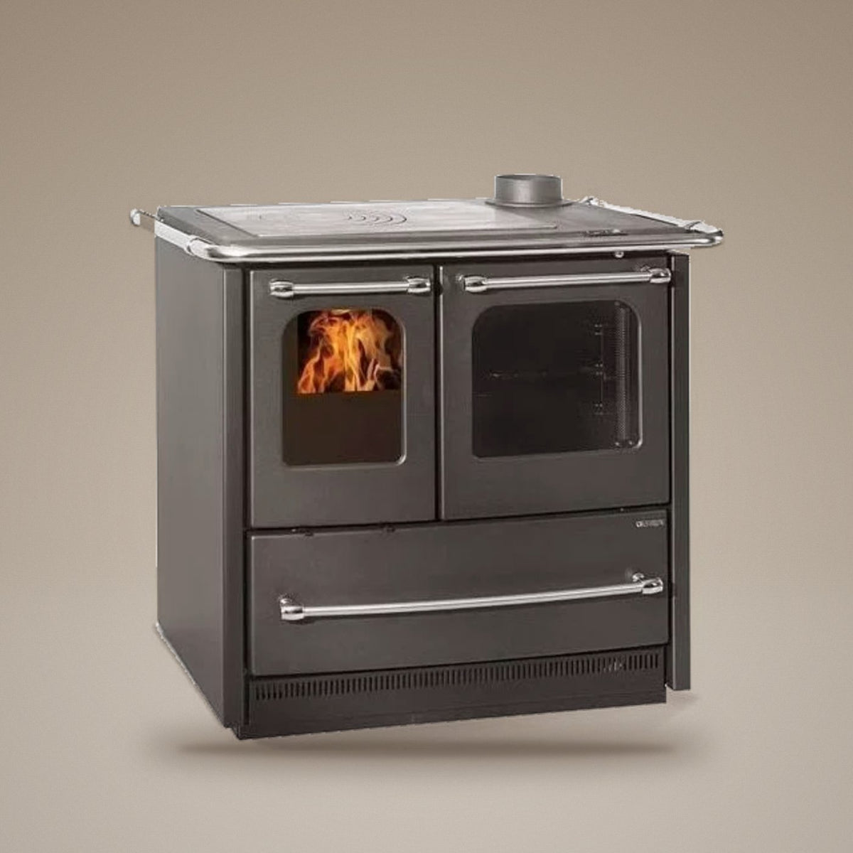 Fogão a lenha La Nordica Sovrana Easy Evo 2.0 7,5 kW