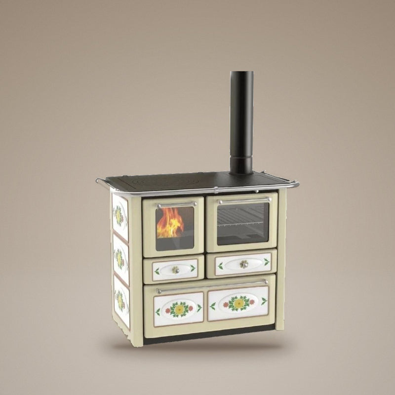 Fogão a lenha Lincar Gaia 149 VL 6,3 kW com forno