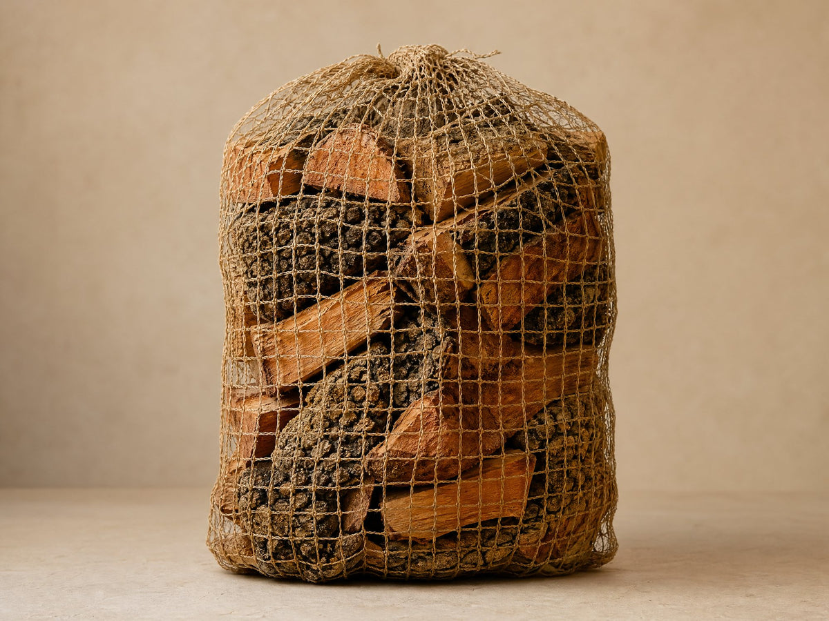 Lenha de sobro – Saco de rede com cerca de 10 kg