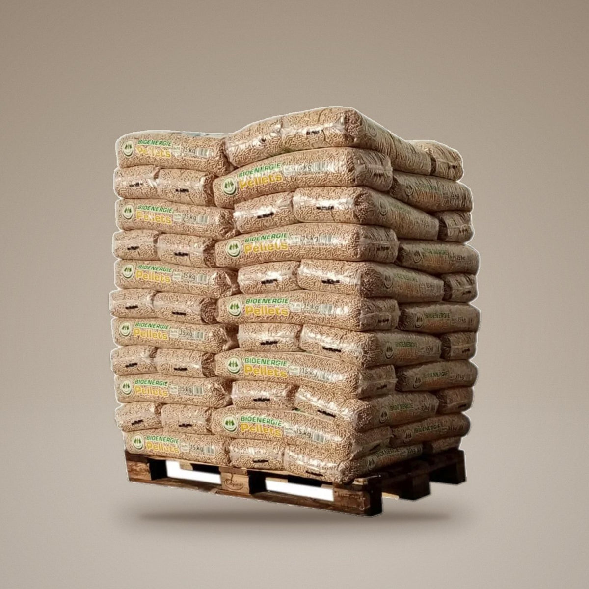Pellets Bio Energie DIN Plus e ENplus A1 – palete de 66 sacos de 15 kg