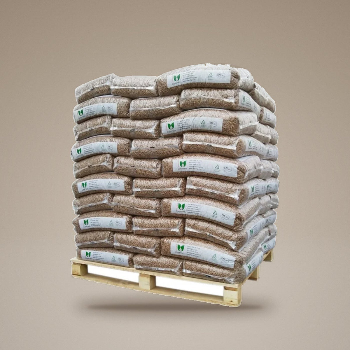 Pellets Coterram ENplus A1 – palete de 70 sacos de 15 kg