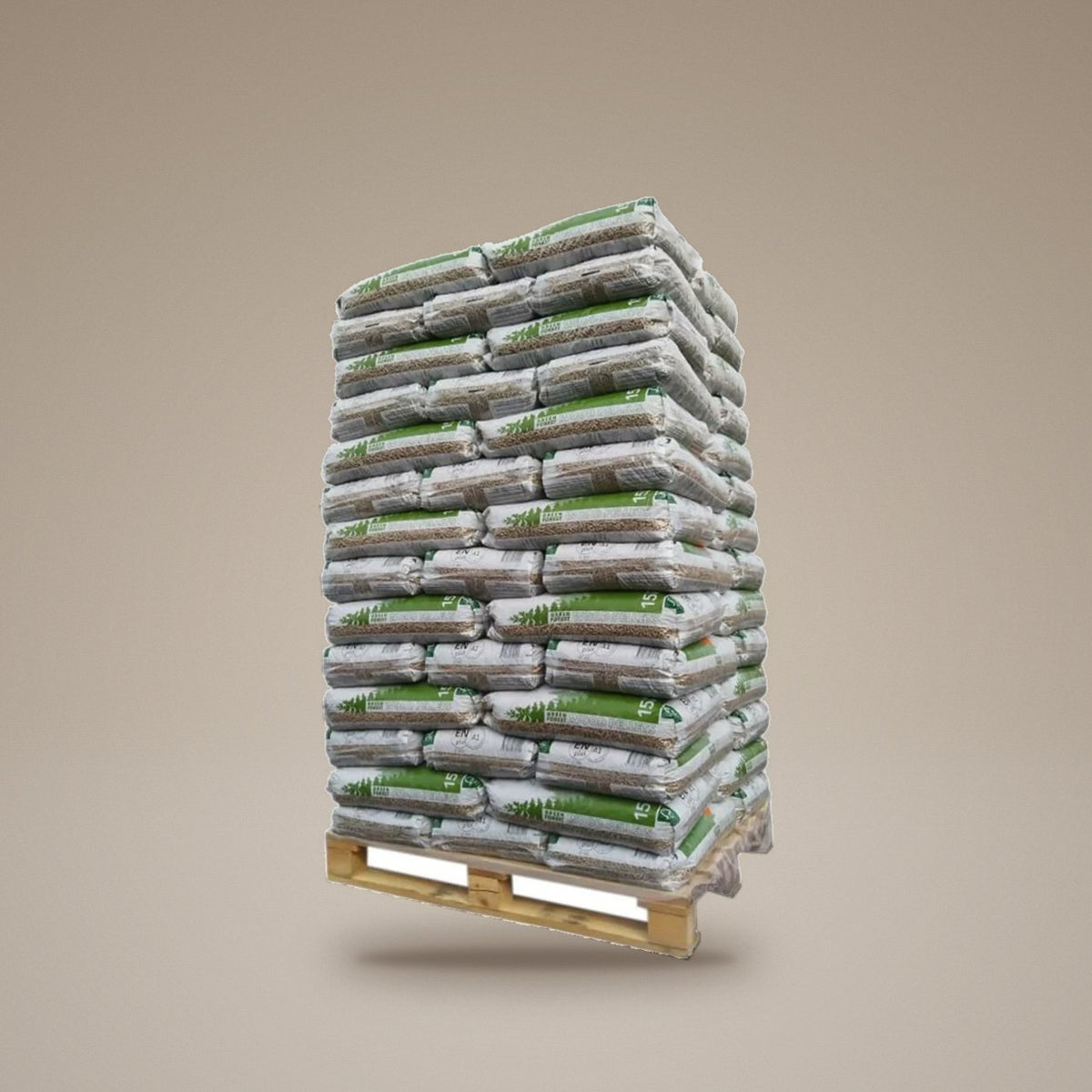 Pellets Green Forest ENplus A1 – palete de 70 sacos de 15 kg