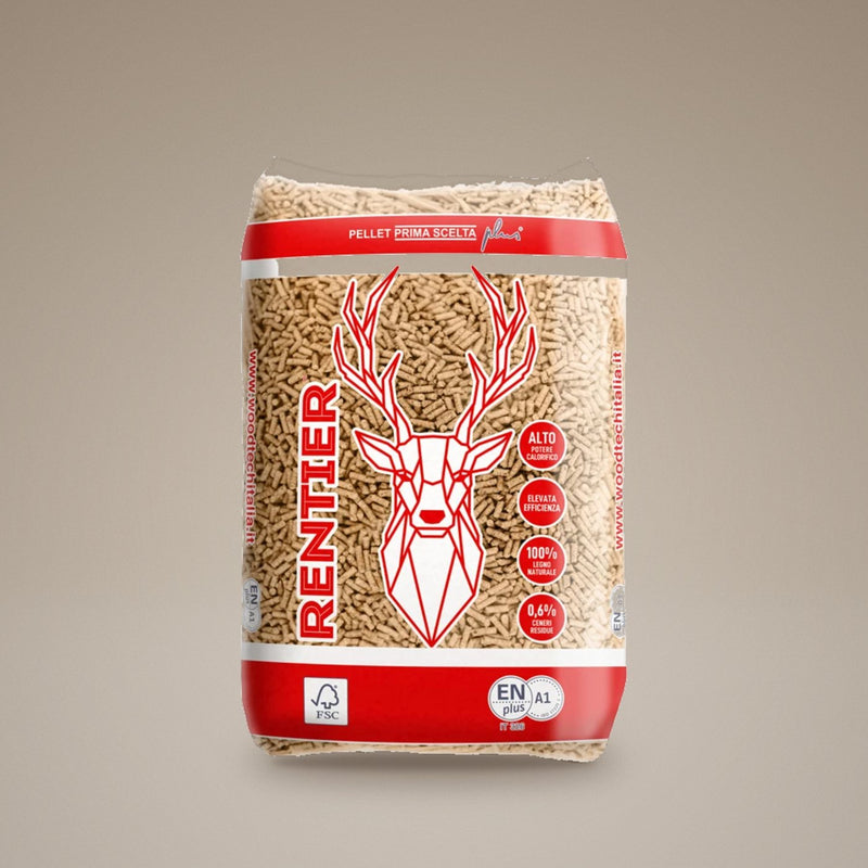 Pellets Rentier ENplus A1 – palete de 70 sacos de 15 kg
