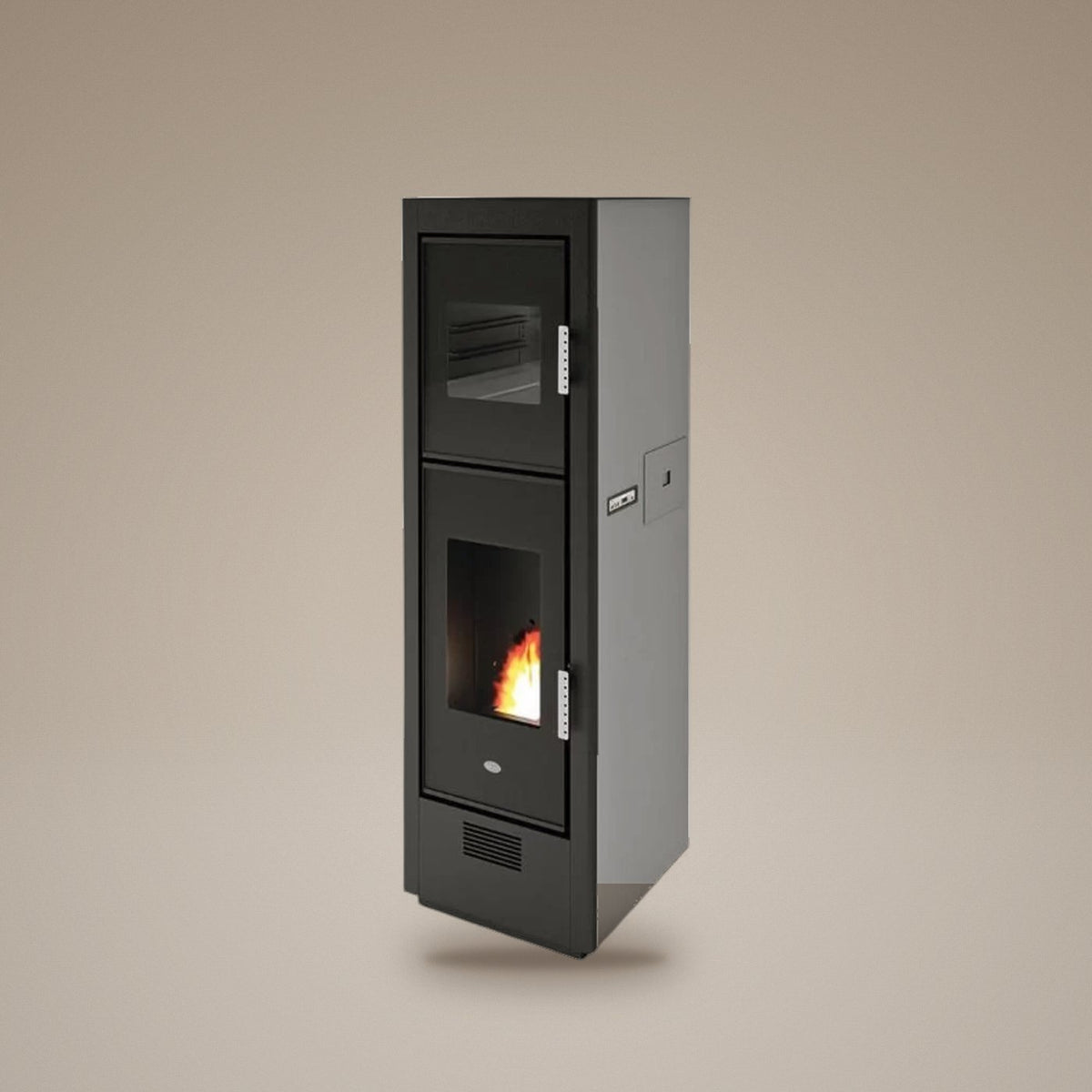 Salamandra a pellets Eva Calor Biscotto 7,5 kW com forno