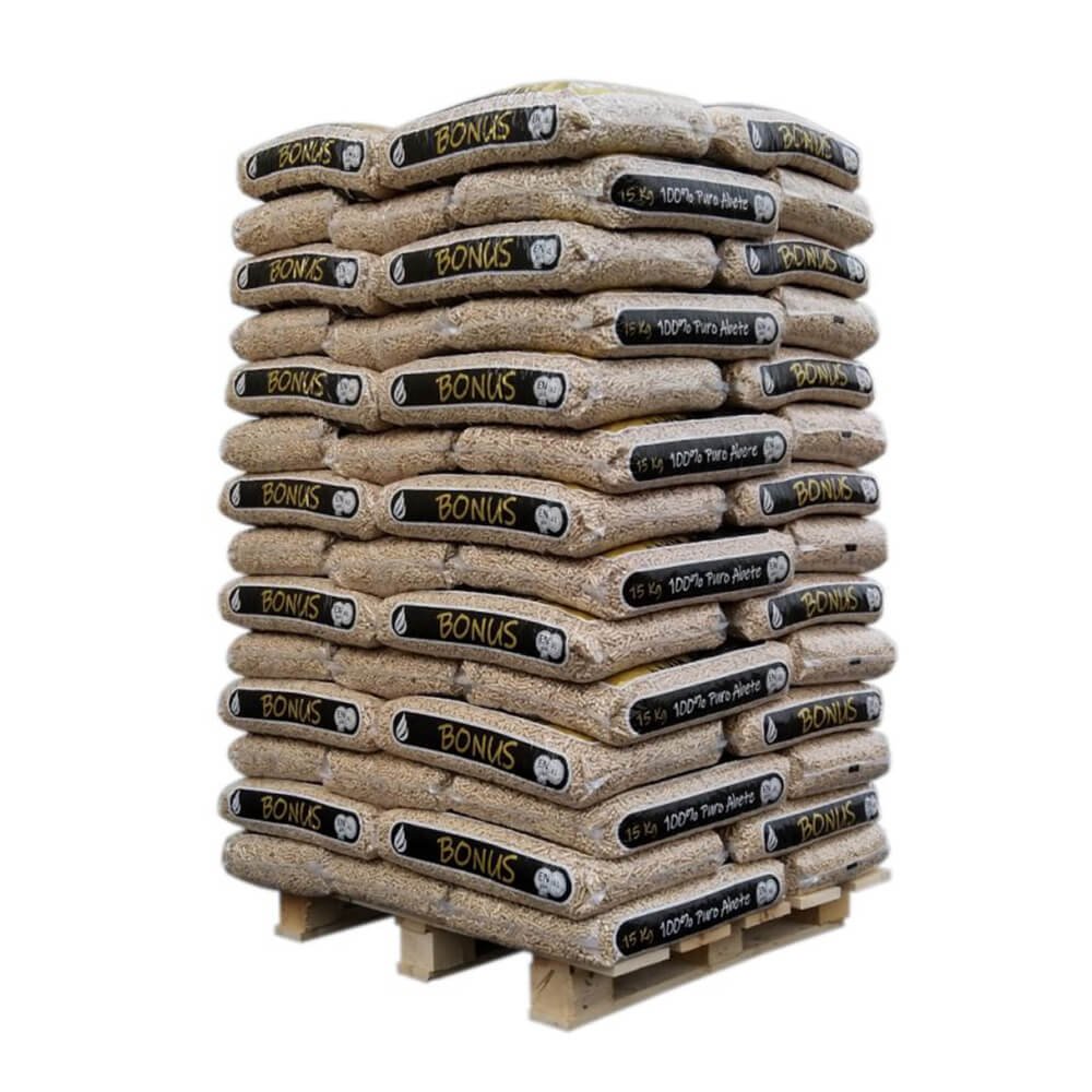 Pellets Bonus ENplus A1 – palete de 70 sacos de 15 kg