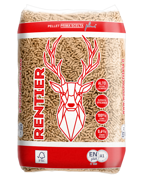 Pellets Rentier ENplus A1 – palete de 70 sacos de 15 kg